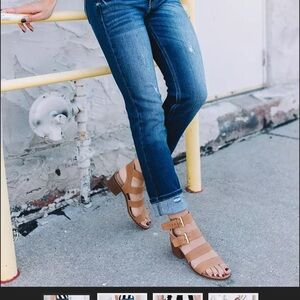 Kan Kan mid ride stretch crop jeans NEVER WORN